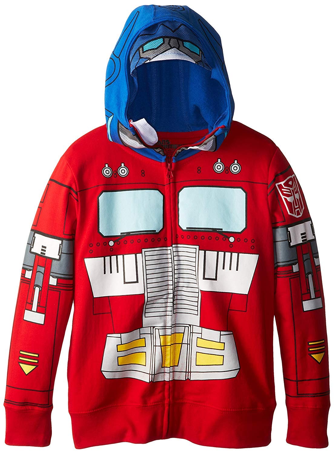 Transformers Boys Red ' Optimus Prime Character Hoodie, S