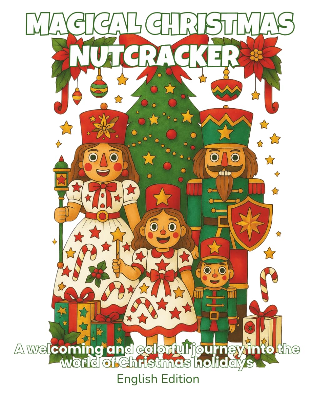 Magical Christmas Nutcracker – A Cozy Coloring Journey Around the Holiday World: 48 festive pages of Nutcracker-themed Christmas illustrations filled ... (ArtFun Color - Dreamy Christmas Collection)