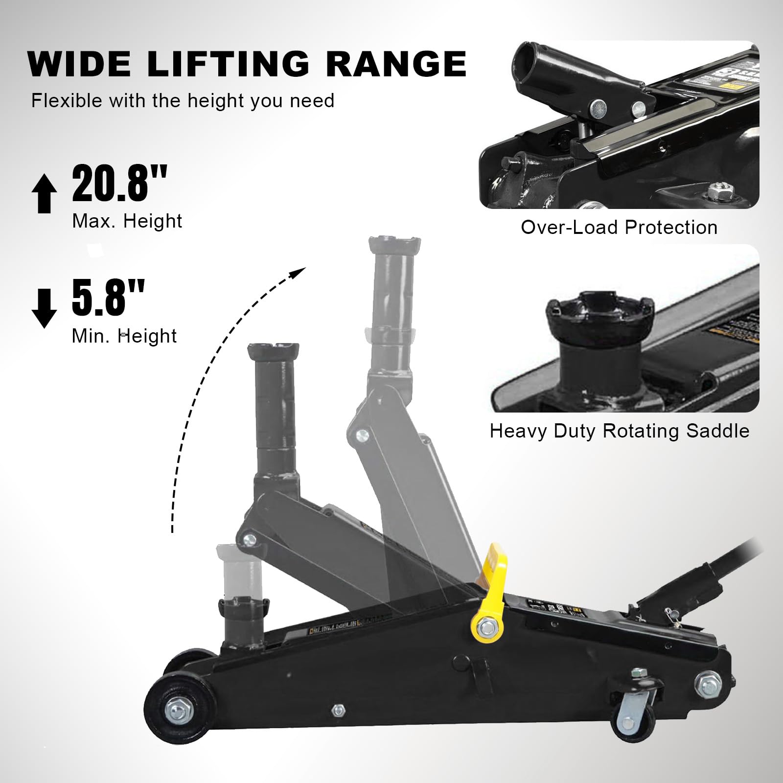 Amazon.com: Torin T83006W Blackjack Hydraulic Trolley Service