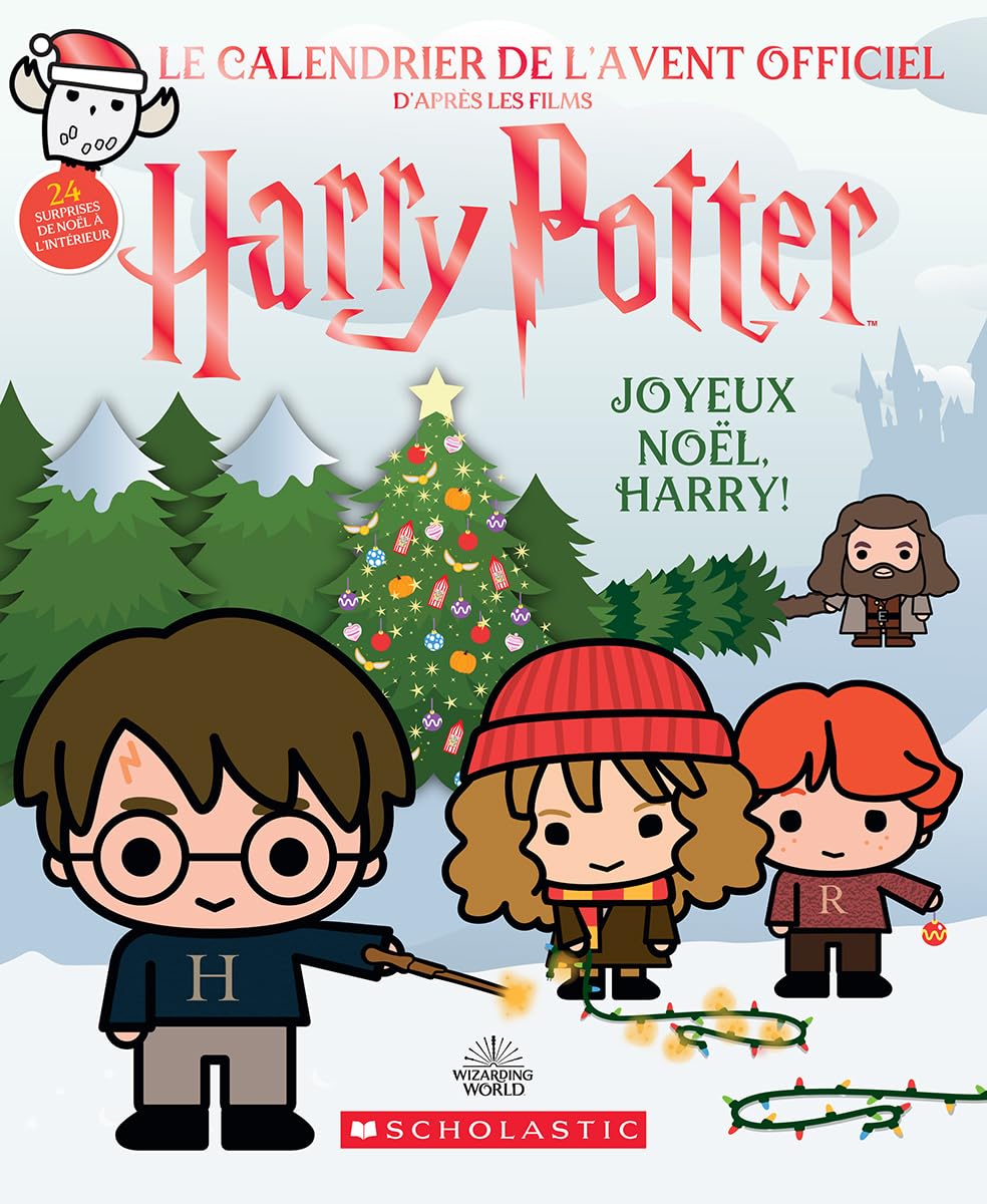 Harry Potter : Joyeux No�l, Harry! : Le calendrier de l'Avent officiel [Hardcover] Scholastic