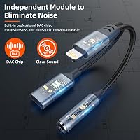 Rocketek 2-in-1 Lightning Adapter iPhone-hoz - 3.5mm Jack Fejhallgató Csatlakozó és Töltő Elosztó iPhone 14/13/12/11/XR/8/7 Készülékekhez

A 2