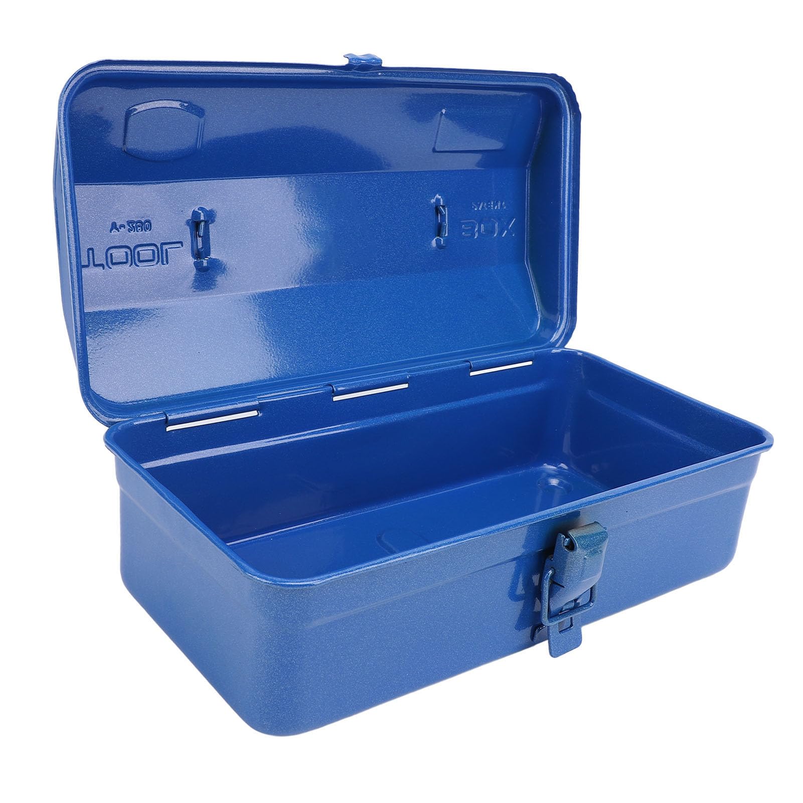 Blue 280 Toolbox Construction in metallo pesante e carico ad alto carico organizzatore di stoccaggio degli strumenti sicuro per seminari, garage, auto o sito di lavoro Cassetta (Caja de herramientas