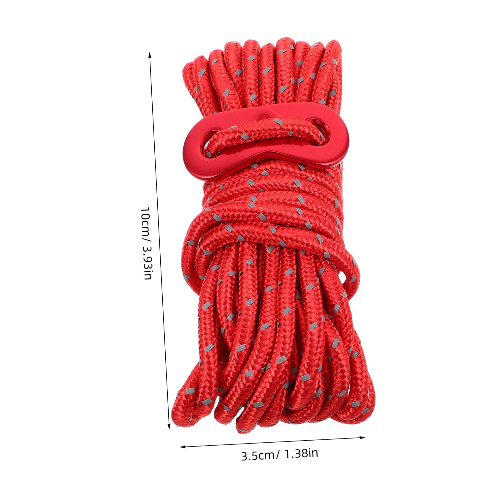 WHAMVOX Camping Gear Essential: 4pcs Reflective Rope Set Heavy Duty Tension Ropes for Tent Tarp and Outdoor Gear Night Visibility