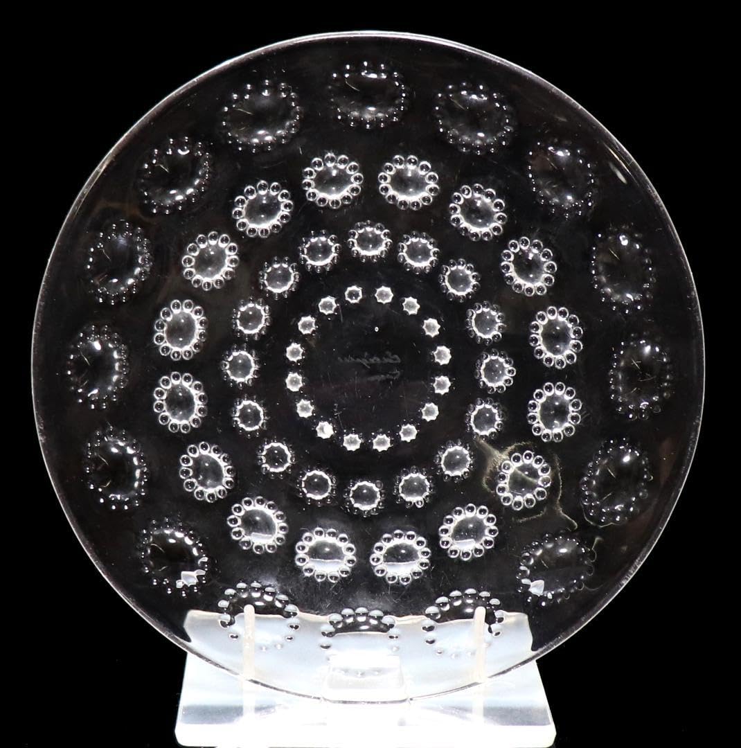 Amazon.co.jp: ルネ・ラリック 高級硝子皿18cmプレート アスター1935年