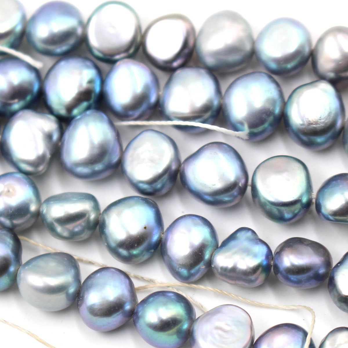 Tacool Natural Genuine Freshwater Cultured Pearl Dyed Color 8-8.5mm Free Size Jewelry Making Loose Beads