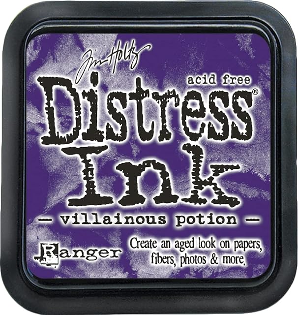 Ranger Tim Holtz-Distress Ink Pad-Villainous Potion, 3 x 3 inches
