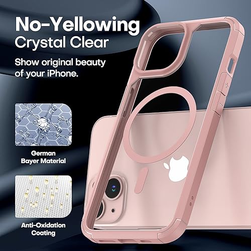 Miniatura 311 de TAURI Funda 3 en 1 para iPhone 13 Pro, [no amarilla] con 2 protectores de pantalla, funda delgada a prueba de golpes para iPhone 13 Pro, color negro