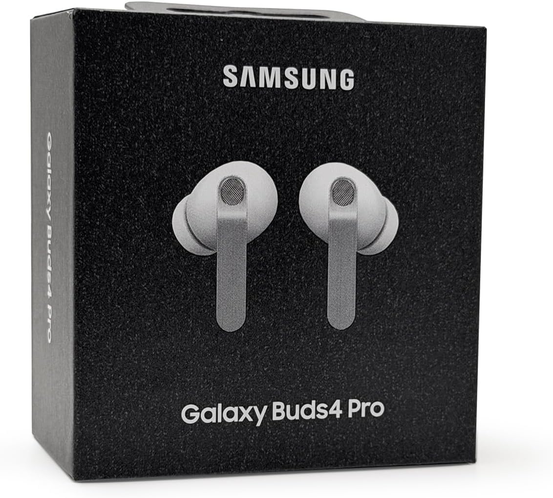Samsung Galaxy Buds 4 Pro (2026) AI True Wireless Bluetooth Earbuds, Hi-Res Audio, 2-Way Speaker, ANC 2.0, Optimized Comfort, IP57, Live Translation, White (Renewed)