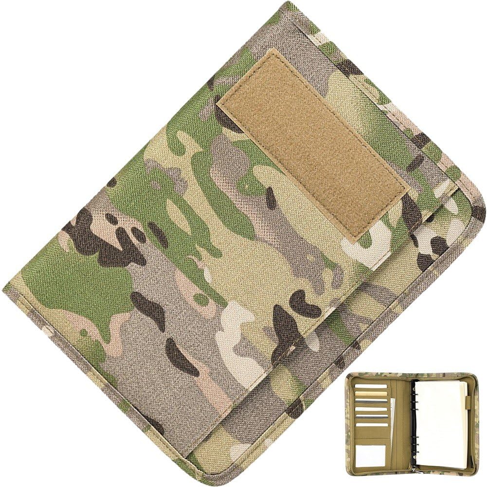 Copertina per Notebook Resistente alle Intemperie 1 Pezzo Custodia per Notebook Tattica con Cerniera Biglietti Visita Ricaricabili Blocco Note per Interni Ed Esterni