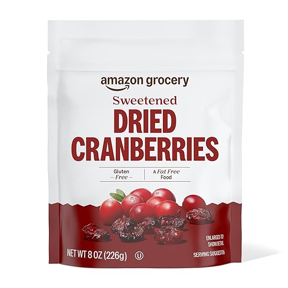 Amazon Grocery, Dried Cranberries, 8 Oz (Previously Happy Belly, Packaging May Vary)
