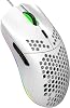 Wired Gaming Mouse, J900 6 RGB Lighting 6400 DPI Programmable USB Gaming Mice with 6 buttons, Honeycomb Shell Ergonomic Design for PC Gamers and Xbox and PS4 Users- White