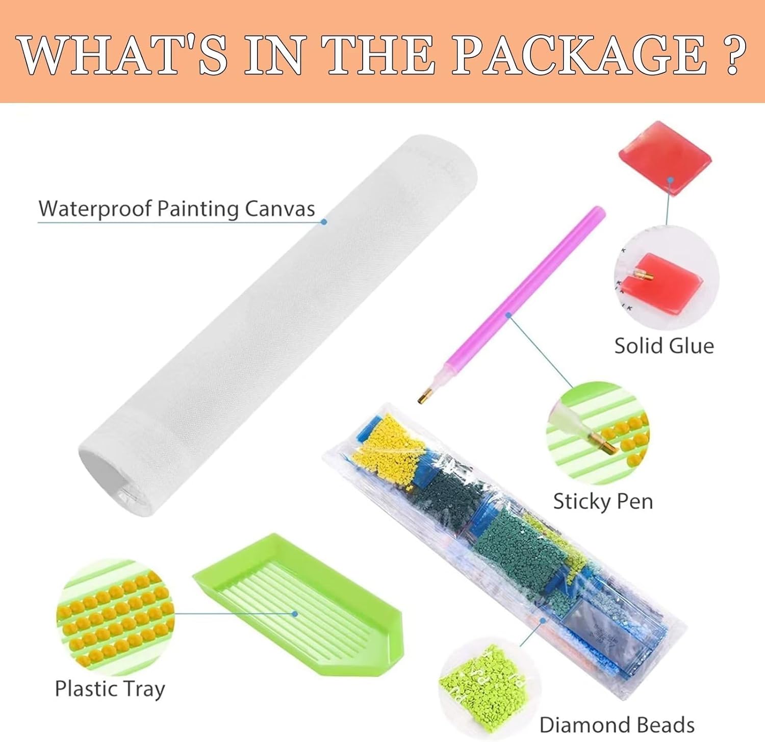 Rovifei Walking Elephant Diamond Painting, Adult Full Crystal Gemstone Art Cross Stitch Kits for Beginners Handmade Dining Room Decoration Wall Decoration 20x20 Inch