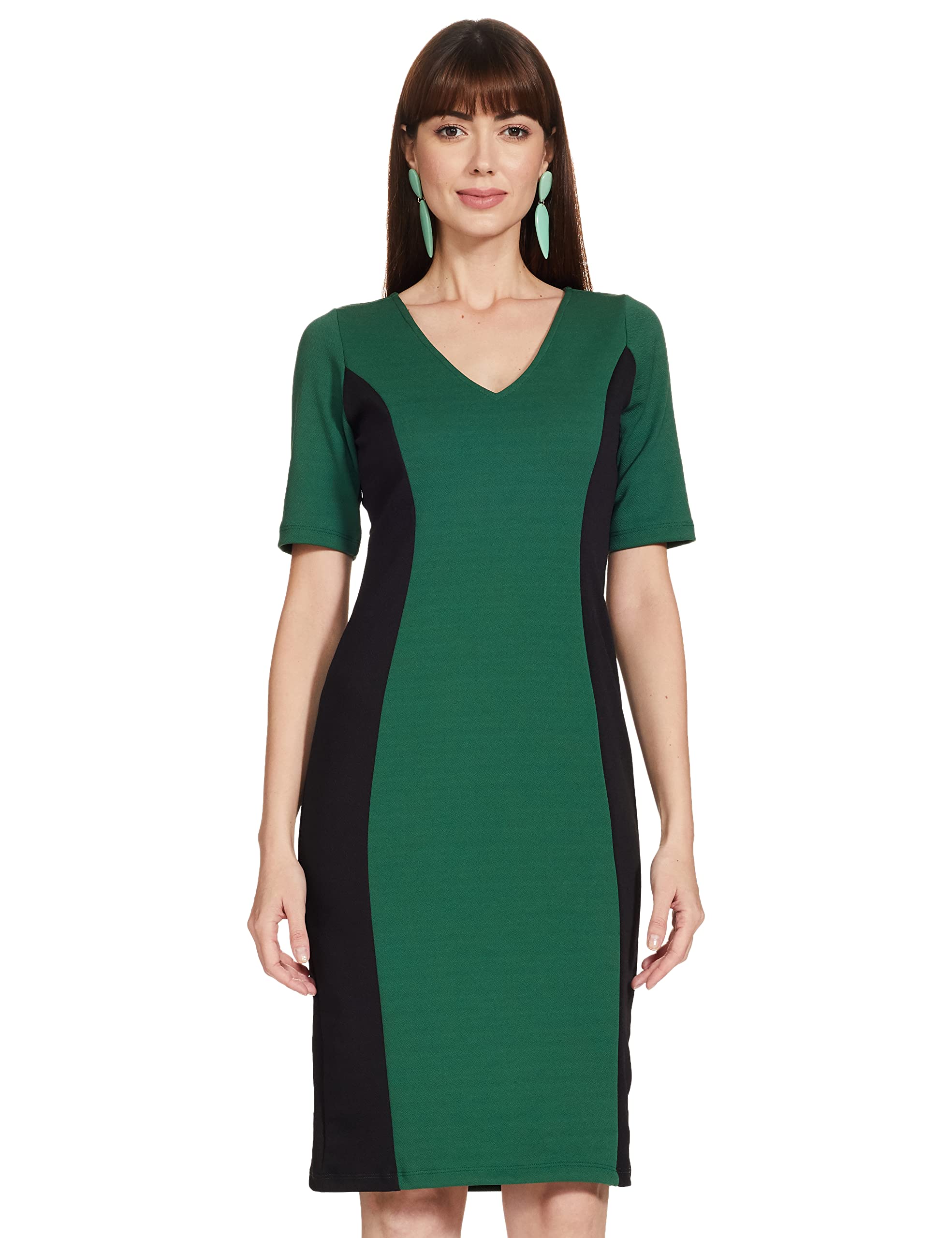 Amazon Brand - SymbolWomen's Bodycon Midi Dress (SYMSS22WDR603)