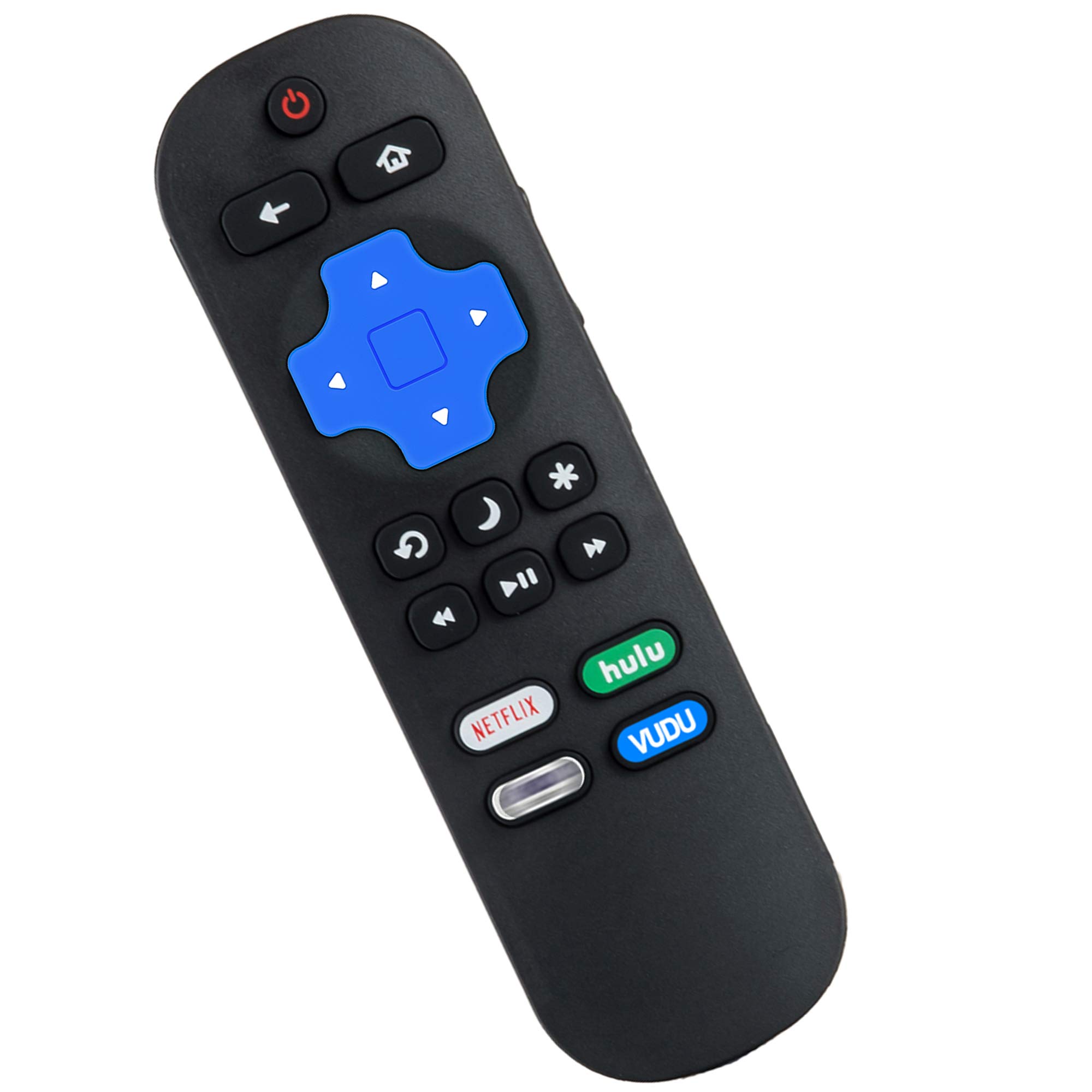 Pack of 2 Remote Compatible with Roku Remote, for Roku Player, for Roku TV Remote, for Roku Box 1 2 3 4, Express, Premiere, Ultra, for TCL Hisense Onn Roku TV with Anti-Lost Case