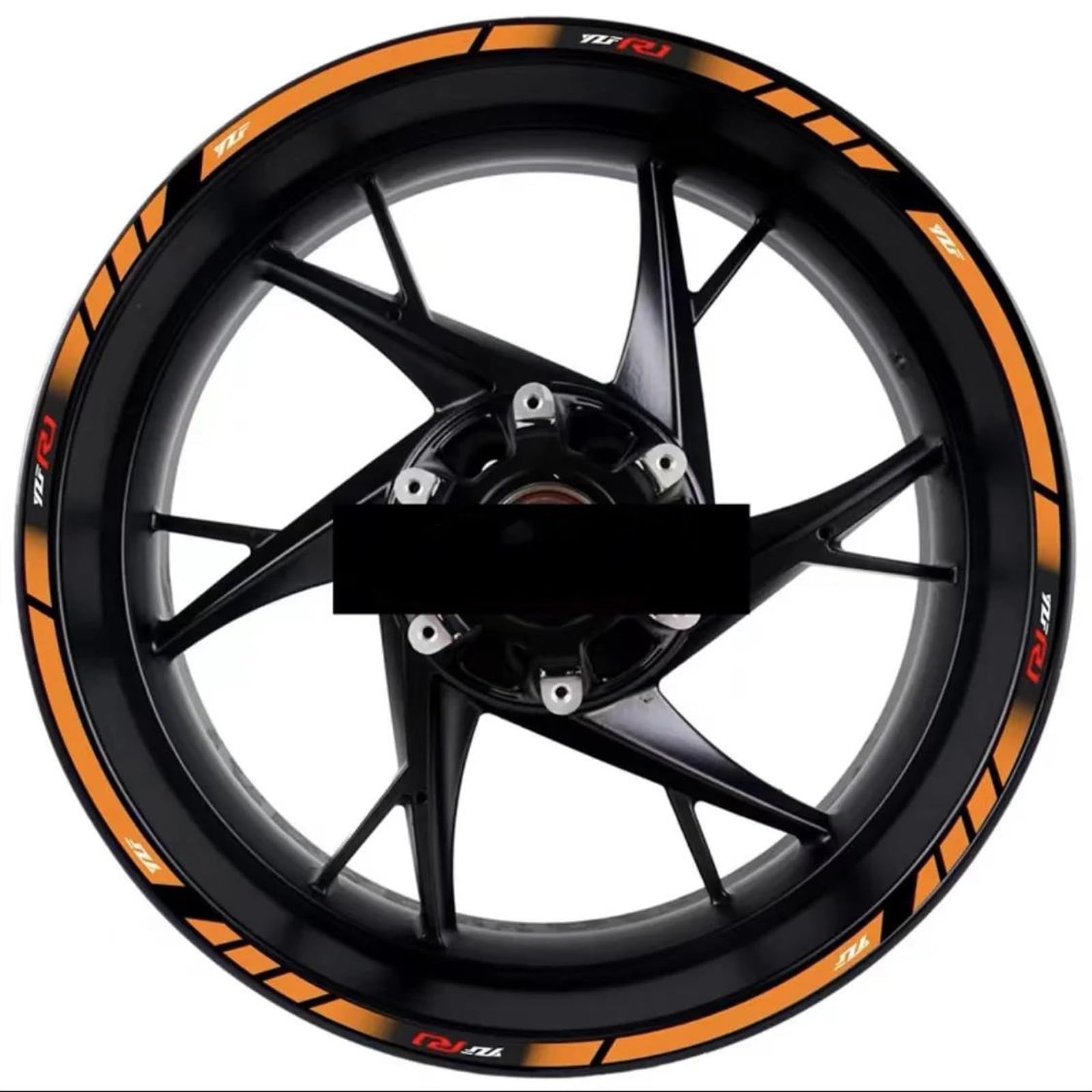 Stickers Motorcycle Accessories Reflective Rim Edge Stripes Wheel Stickers for YZFR1 YZF-R1(Style 12)