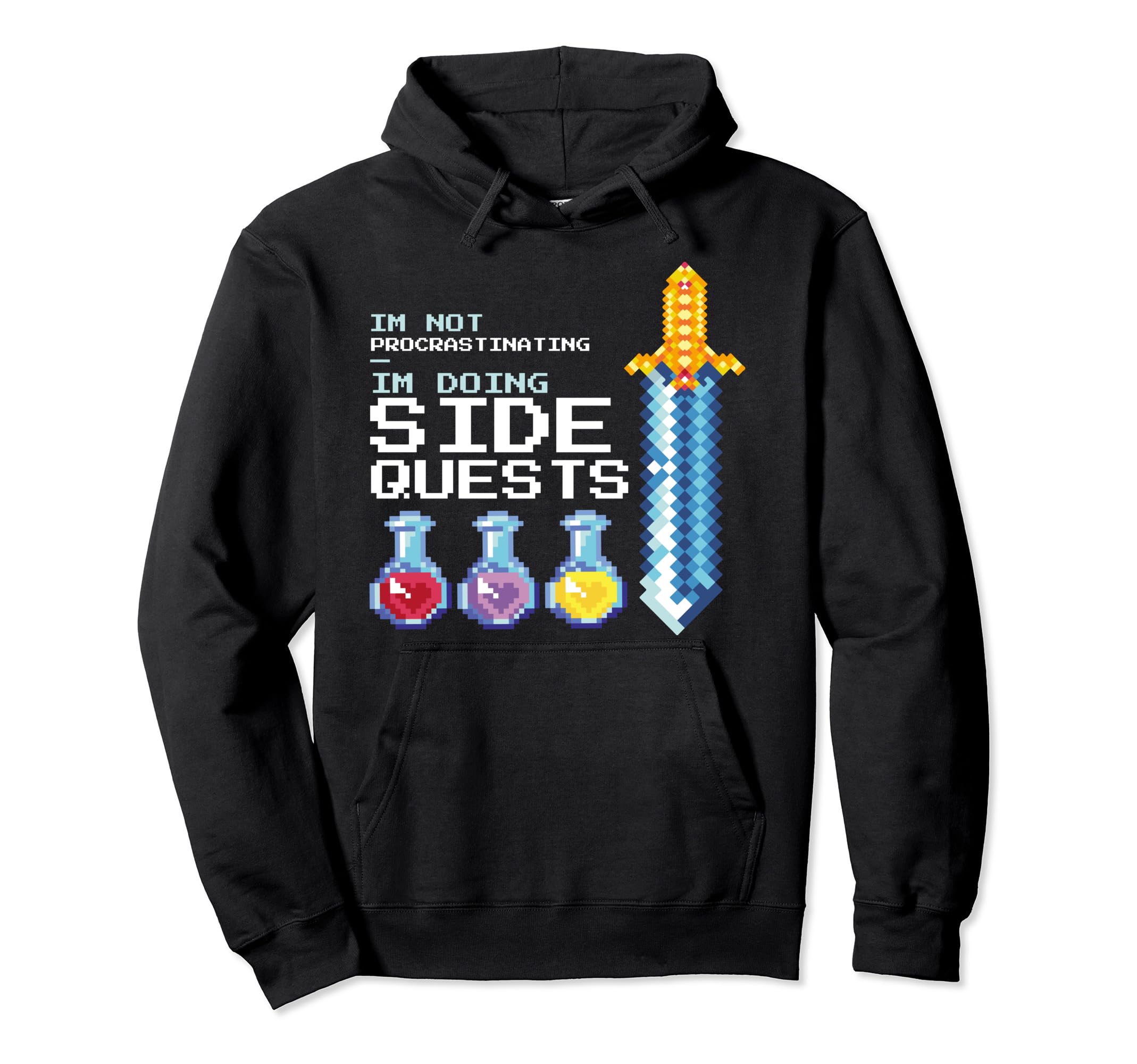 I'm not procrastinating i'm doing Side Quests MMOGA Games Pullover Hoodie