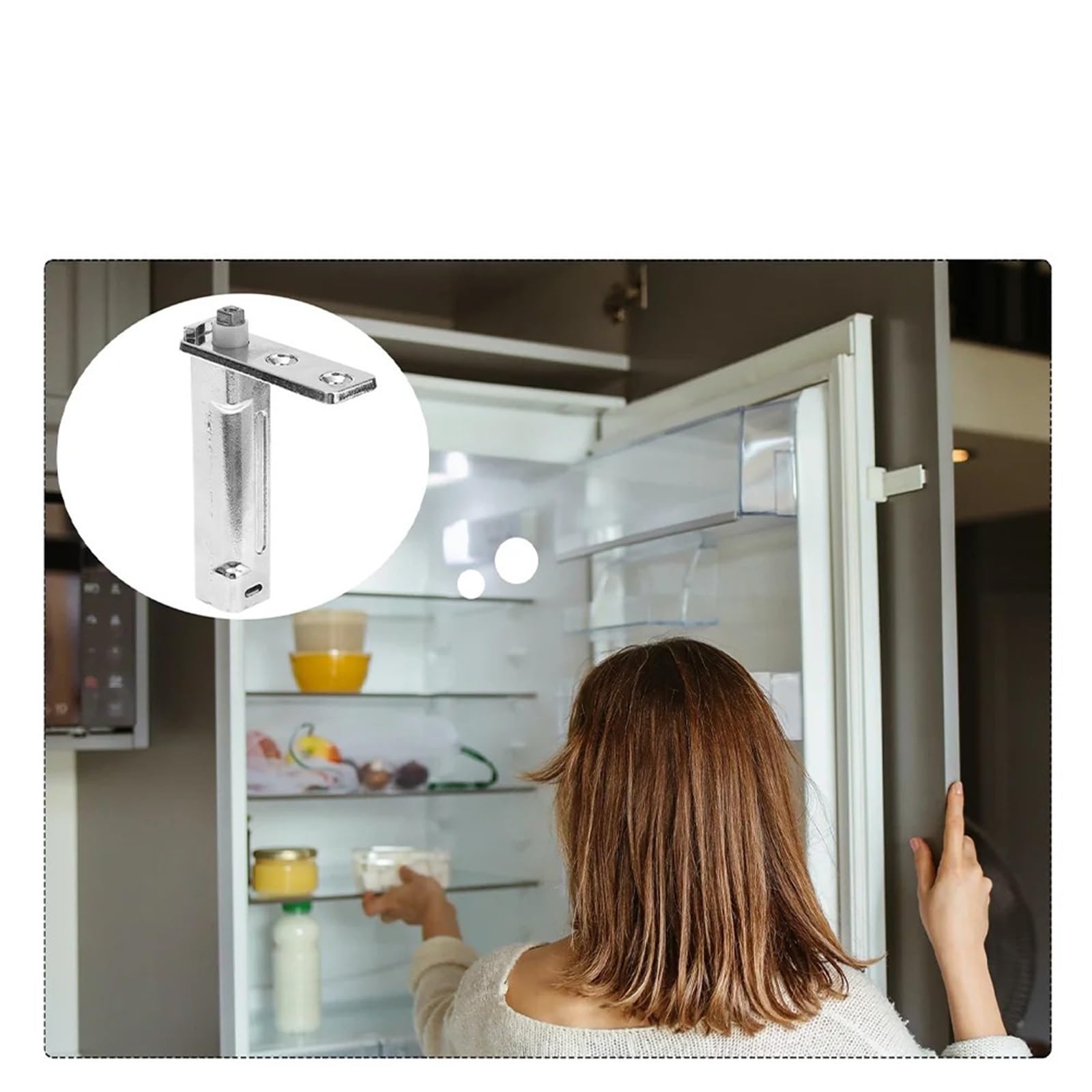 2 Stücke Automatische Türschließer Kühlschrank Tür Scharnier Metall Scharniere Gefrierschrank Scharnier Kühlschrank Scharnier Tür Scharniere Hardware Teile Für