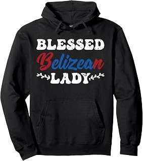Heritage Roots Belize Flag Belizean Pride Pullover Hoodie