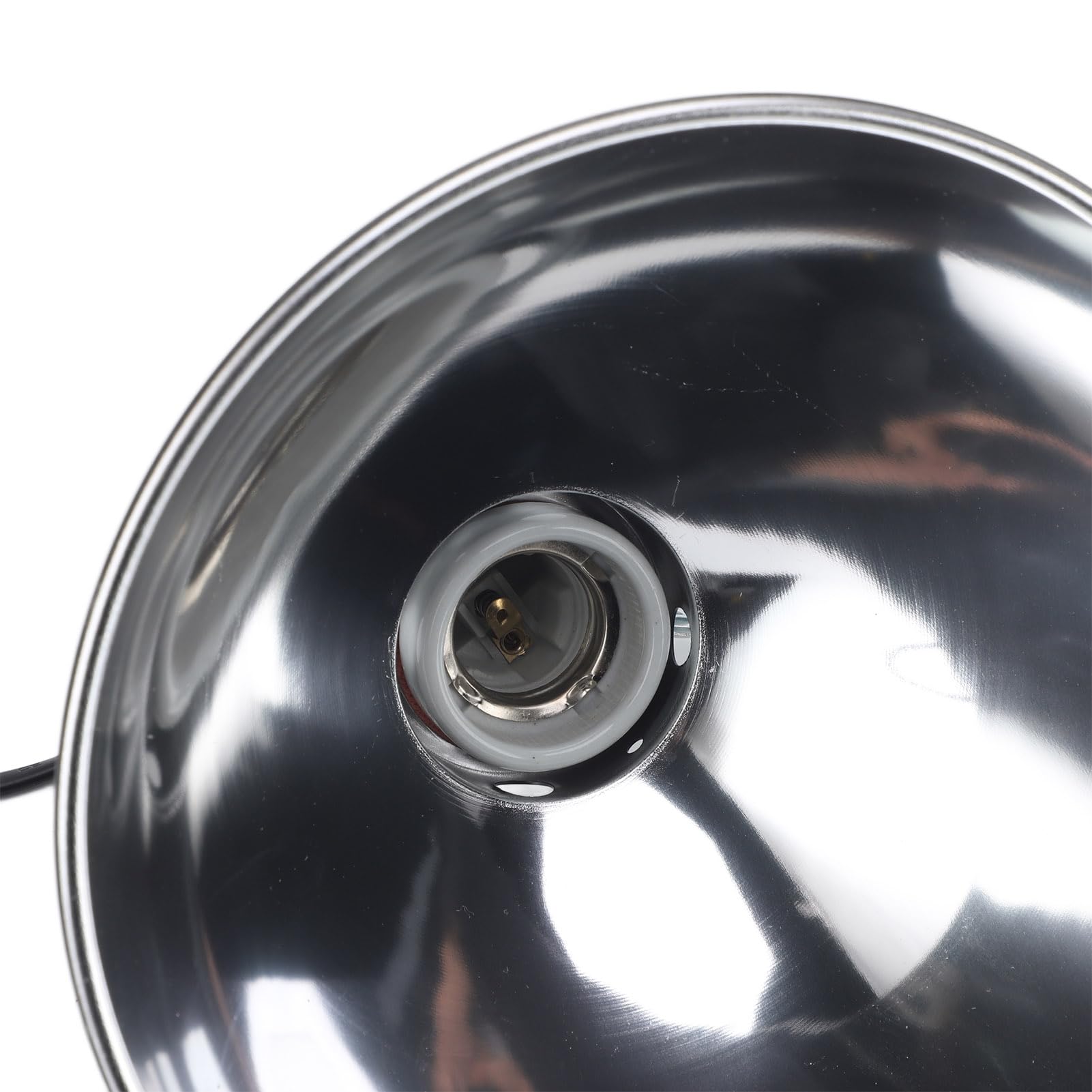 Fdit Paralume Riscaldante per Rettili con Luce UVA UVB, Materiale Metallico, Potente Calore da 300 W per Vari Rettili (Spina europea 220 V)