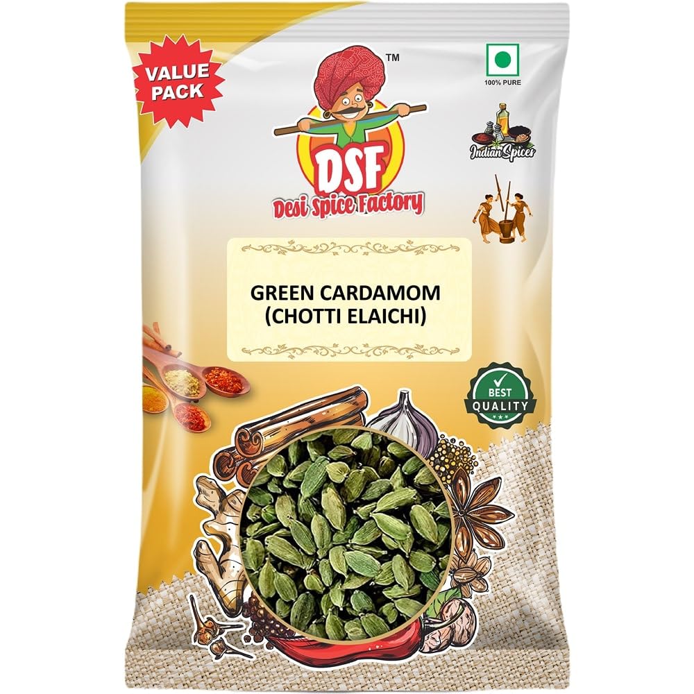 DSF Green Cardamom (Hari Elaichi) Whole | 100gram (B0D6YJZHJR) Amazon Price History, Amazon Price Tracker
