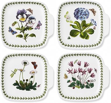 Portmeirion Botanic Garden Canape Dishes, Set of 4