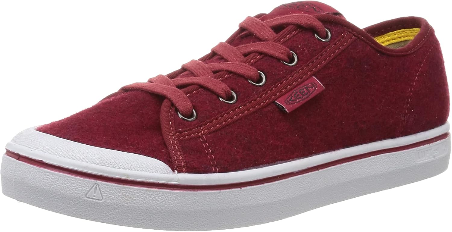 KEEN Women's Elsa 5 Casual Comfortable Sneaker, Red Felt Vapor, 6.5 Review | Featured Image