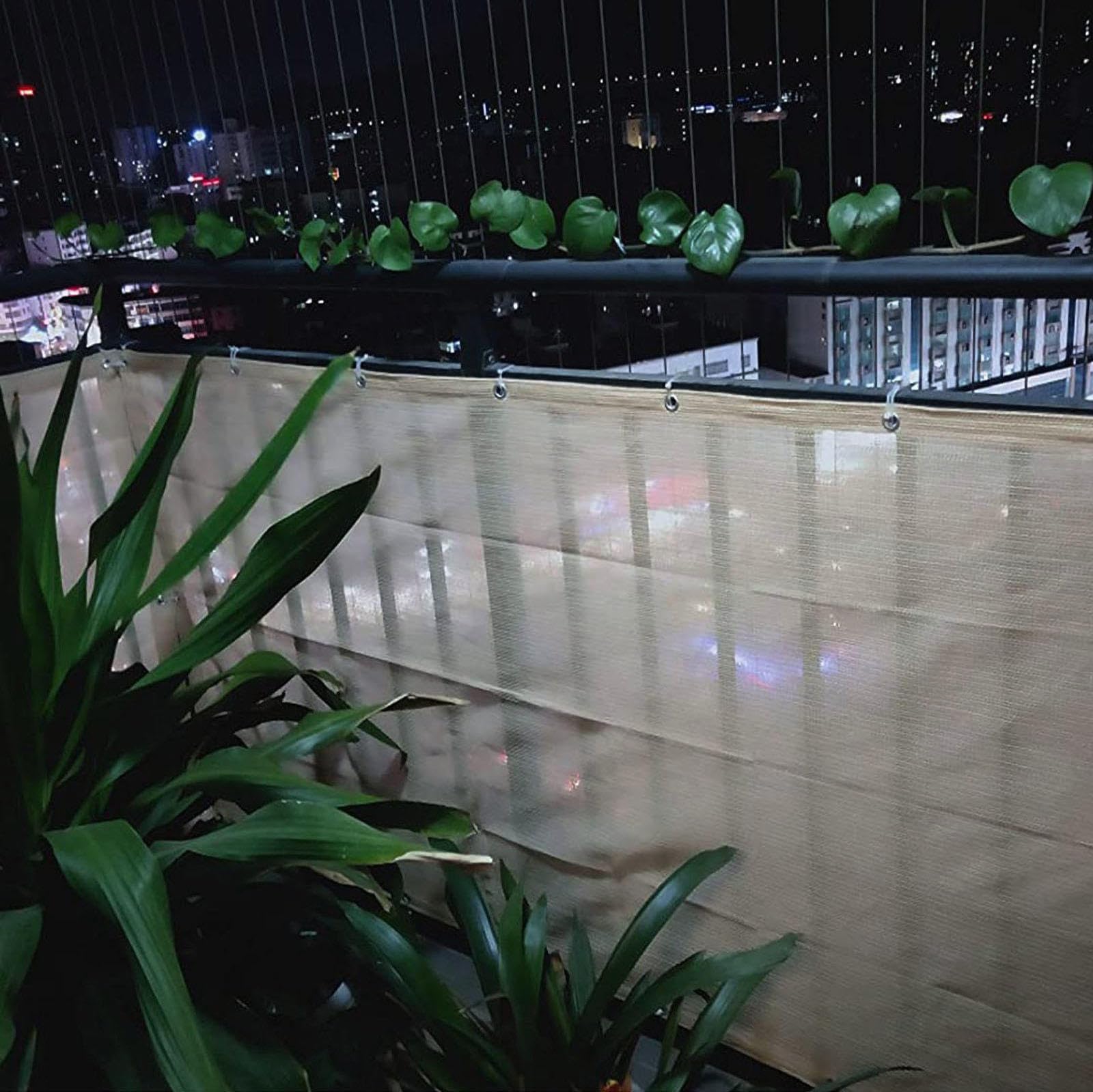 Malla térmica para exteriores, 90 % de protección UV, resistente al desgarro, ideal para jardines, plantas, invernaderos, patios y terrazas. Tamaño 6 x 6 m. Cubierta de protección solar