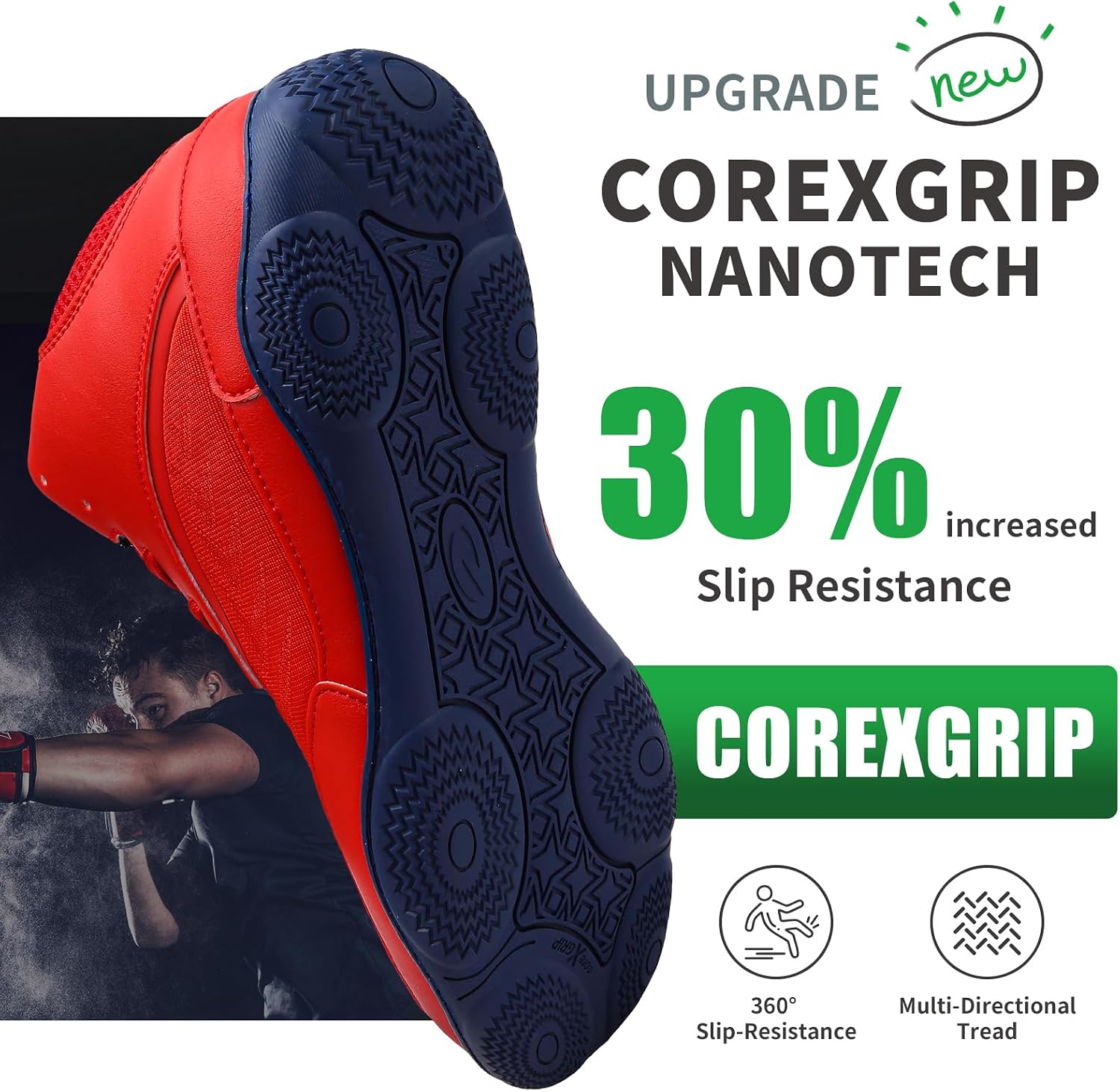 Wrestling Shoes Boxing Boots for Men Youth Women Lightweight Breathable Non-Slip Cross Training Squats Bodybuilding Gym