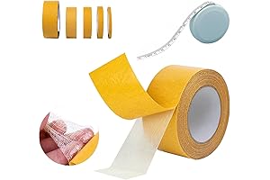 Mirajanes Double-Sided Gauze Fiber Mesh Tape, Adhesive with High Strength