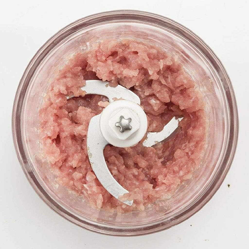 Food Processor, Household Electric Automatic Meat Mincer, Stainless Steel Meat Grinder, Meat, Vegetable, Fruit and Nut Mincer (237 * 118 * 118MM)