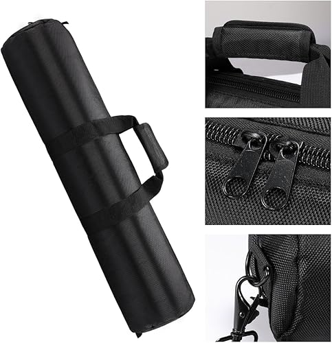 Miniatura 5 de Funda de transporte para trípode de 43 x 5 x 5 pulgadas, bolsa de transporte Oxford resistente con correa para el hombro acolchada para soporte de
