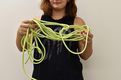 Miniatura 4 de Blacklight Bicolor GloLine - Cuerda luminiscente (verde-naranja claro, 10 pies)