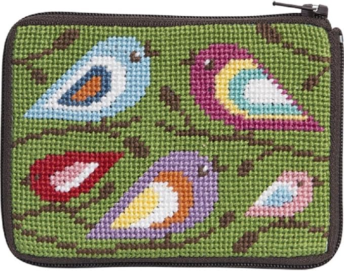 Stitch and Zip Coin Credit Card Case Needlepoint Kit SZ199