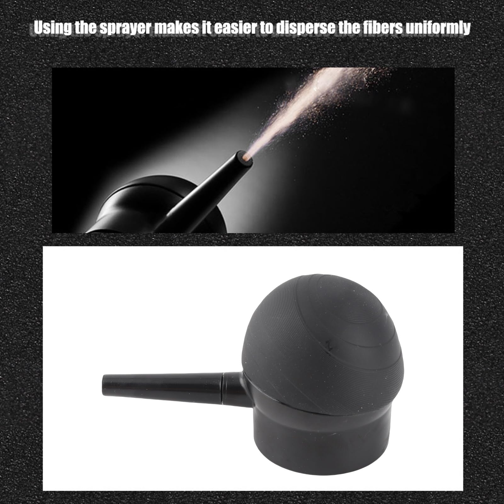 Spray Applicator For Thinning Hair Products, Precise Application For Hair Building Fiber Nozzles Hair Thickening Spray Applicator Tools