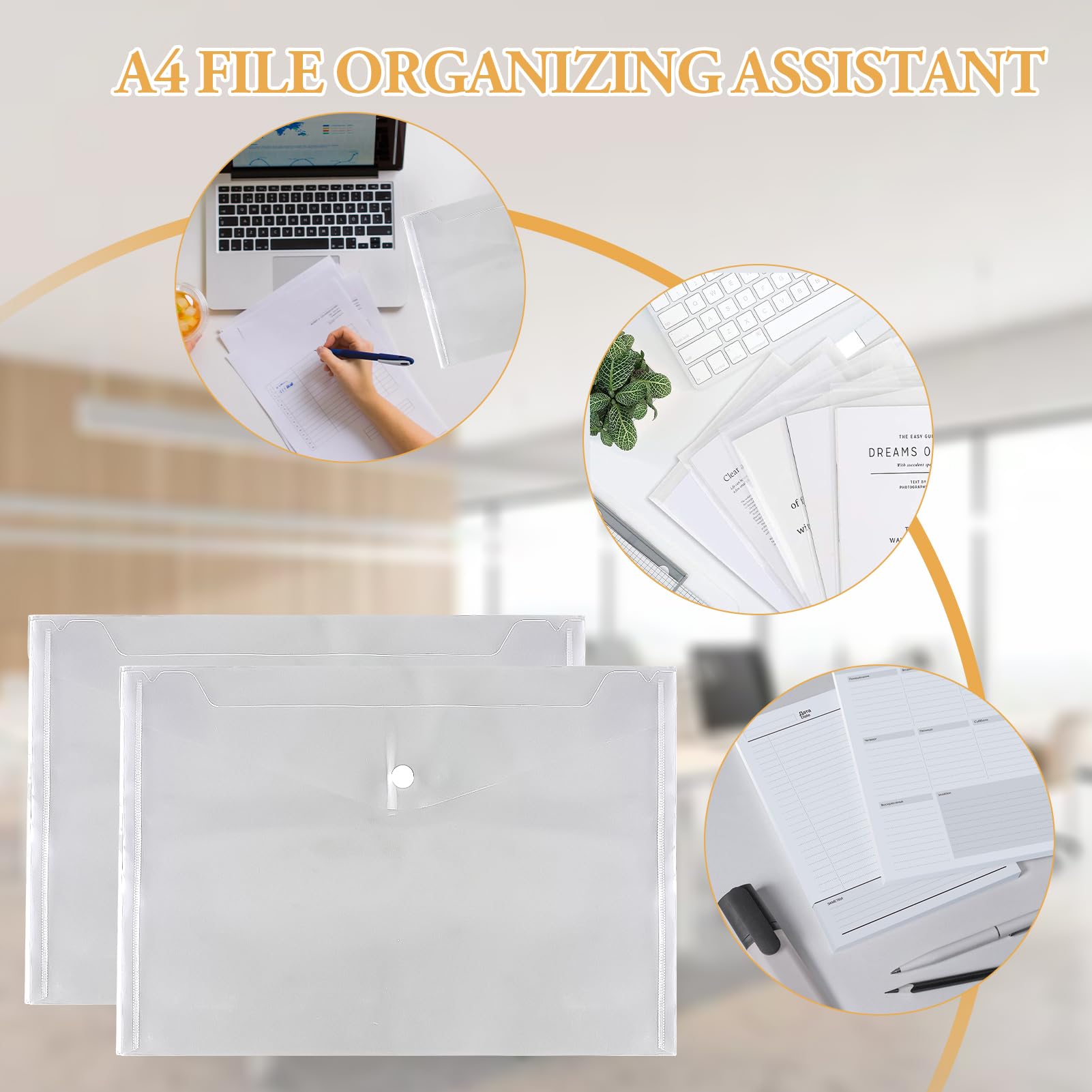 2 pezzi Divisori per Mensole in Plastica, Portariviste con 4 scomparti, Organizzatore di Borse per Armadio,Guardaroba Trasparente Divisori per Essere Utilizzato Come Armadio, Libreria, Cucina Bagno