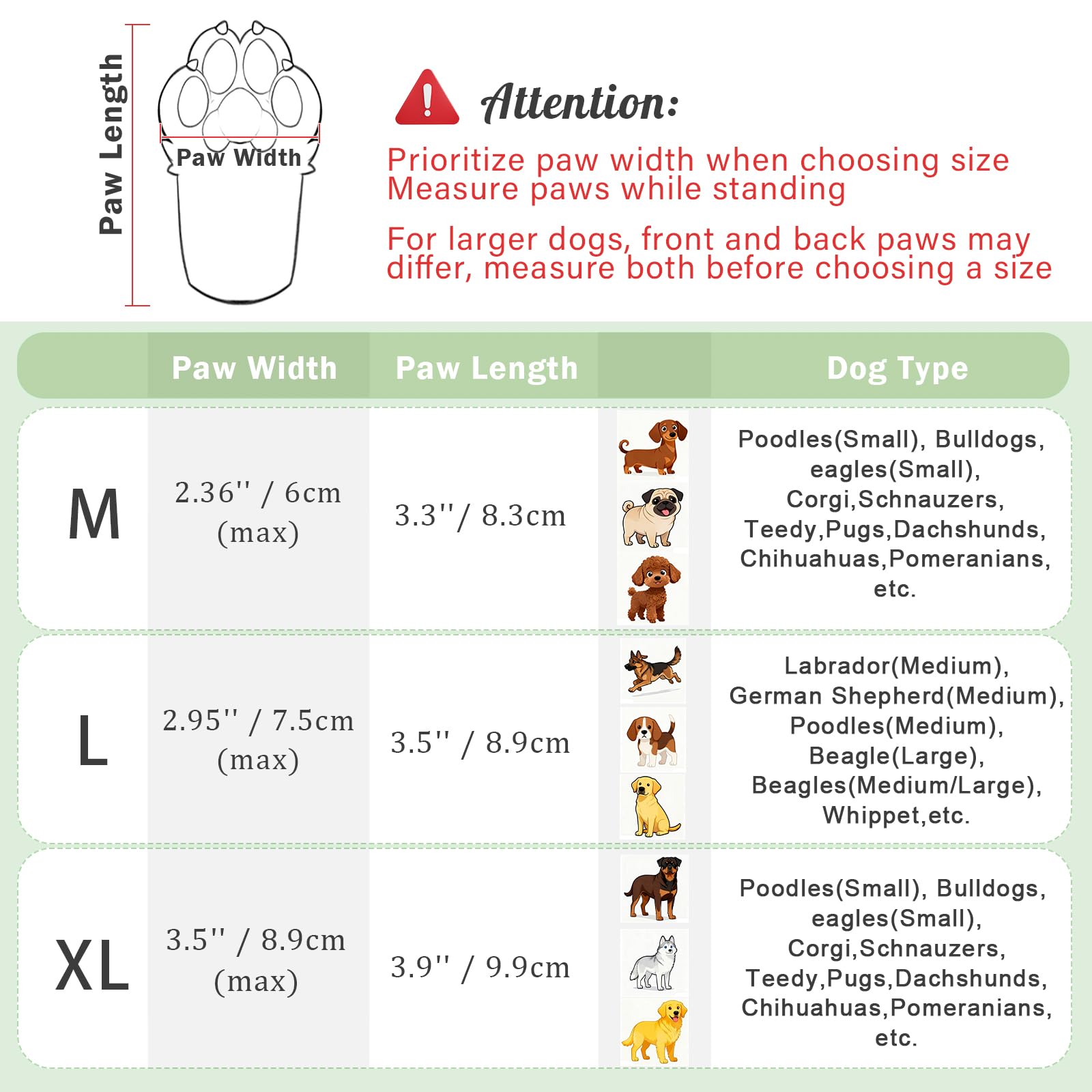 Dog Paw Wound Recovery Boot, Lick-Proof Protection, Non-Slip Pet Shoe with Self-Adhesive Strap, Soft Protector for Medium to Large Dogs, 2PCS (L) - image 5