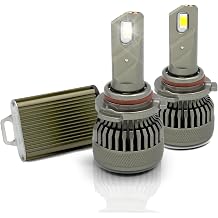 Less4Spares HB3 LED Headlight Bulbs | G-XP x3 Customised Light Source | 6500K Colour Temperature | IP65 Rating Protection | Aviation-Grade Aluminum 6063 | 30000Hrs Operating Life | CANbus Adapter