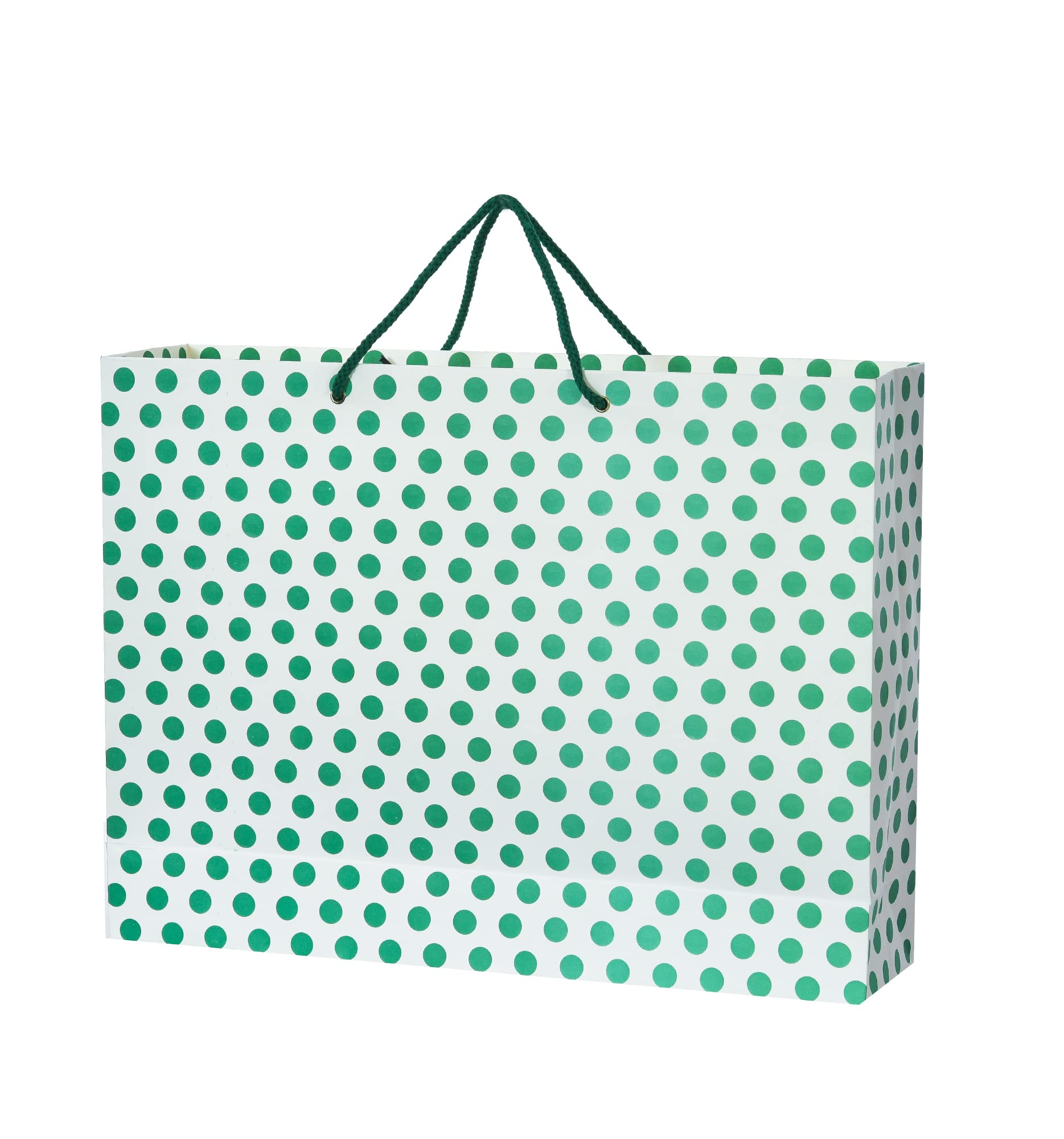 PPJ ® - POLKA GREEN (10 Pcs.) (WEDDING) PAPER CARRY BAG, 16 Inch X 12 Inch X 4 Inch for DIWALI/WEDDING/FUNCTION/BIRTHDAY/RETURN GIFTS/CHRISTMAS/GIFT BAGS/GIFT COVERS (Pack of 10) (B0BZ4XMFQ3) Amazon Price History, Amazon Price Tracker