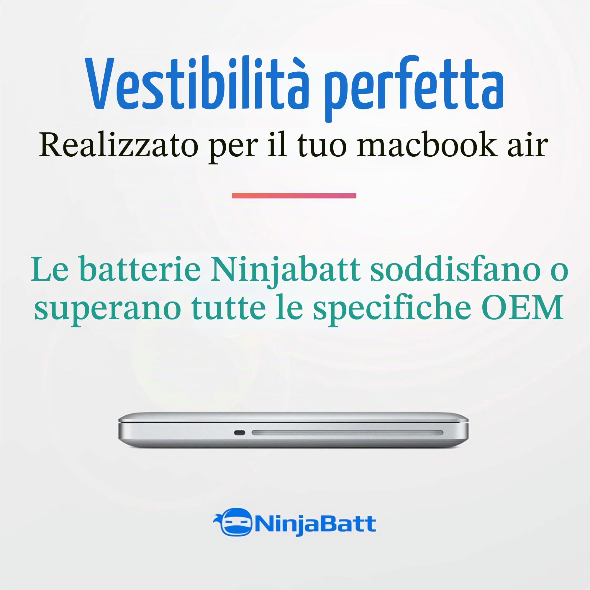 NinjaBatt A1322 A1278 Batteria per Apple MacBook Pro 13" [Metà 2012 2010 2009 Presto 2011 Tardi 2011] - Alta Capacità [63,5Wh/10,95v]