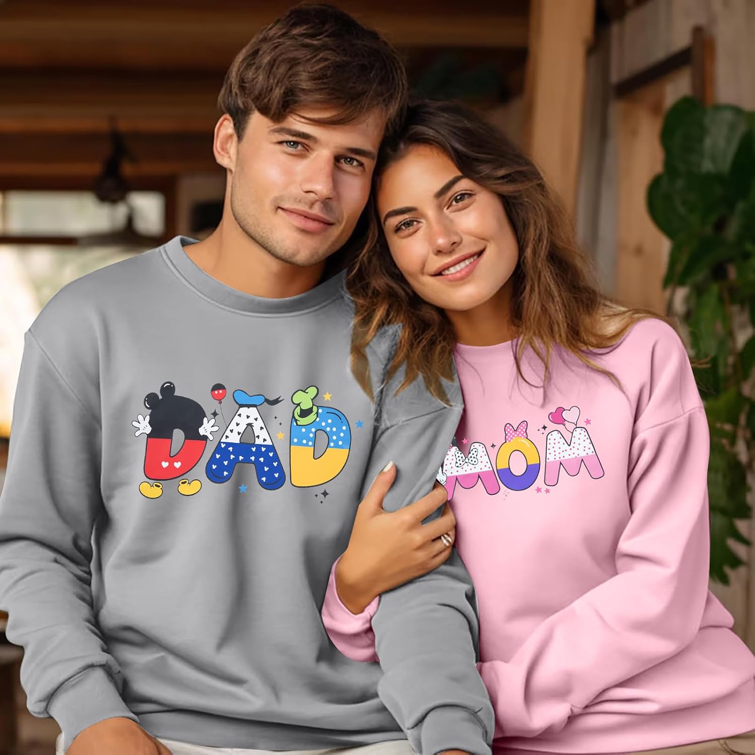 ASTANFY Mom Sweatshirt Dad Sweatshirts Magical Family Matching Outfits Mom and Dad Long Sleeve Shirt Mother Father Day Tops - Image 6