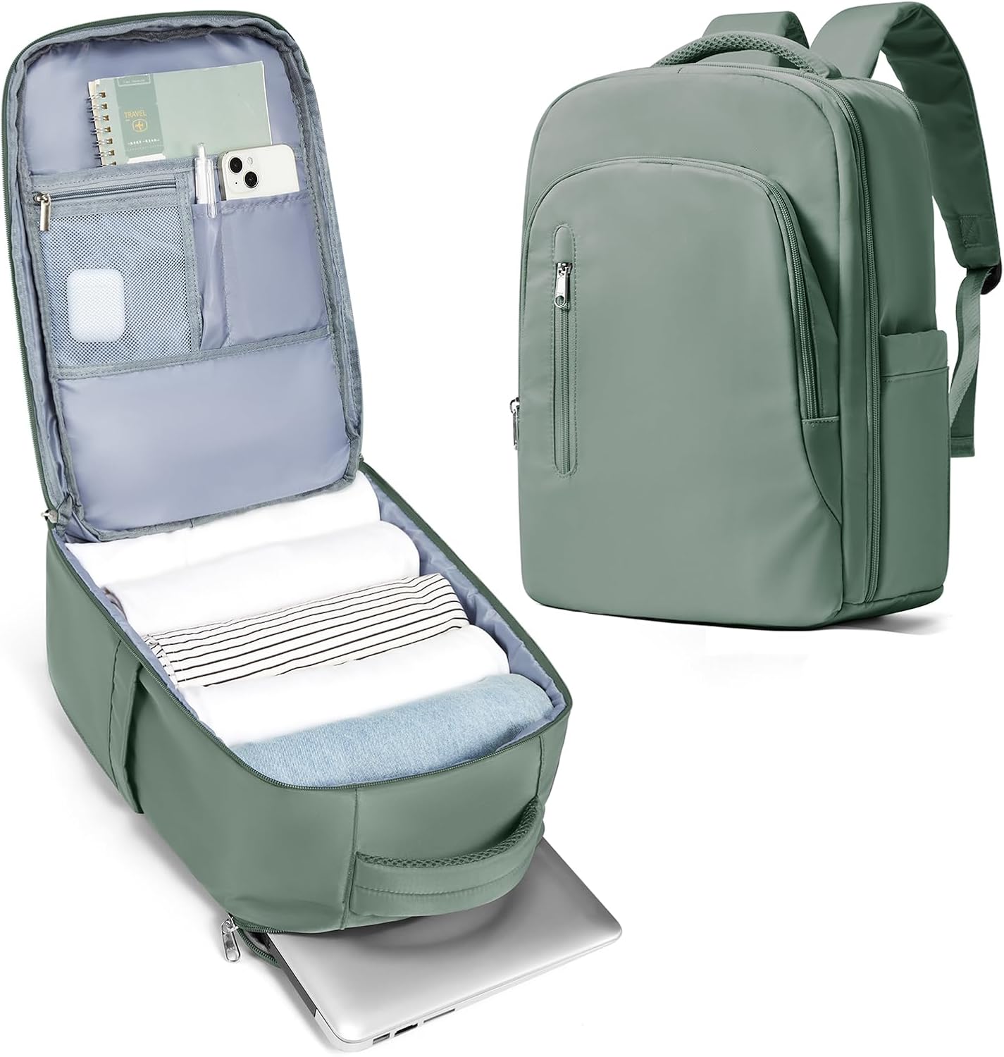suradar Ryanair Travel Cabin Backpack 40 x 20 x 25 cm 40 x 20 x 25 cm for Ryanair Laptop Backpack Women Men Airplane Sports Bag Weekend Travel Bag Short Excursions, Army Green suradar Ryanair Travel Cabin Backpack 40 x 20 x 25 cm 40 x 20 x 25 cm for Ryanair Laptop Backpack Women Men Airplane Sports Bag Weekend Travel Bag Short Excursions, Army Green