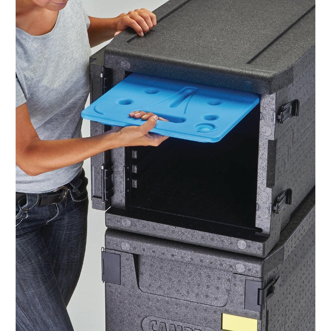 Cambro, Polipropileno, Azul Glaciar, 53 x 32,5 x 3 cm