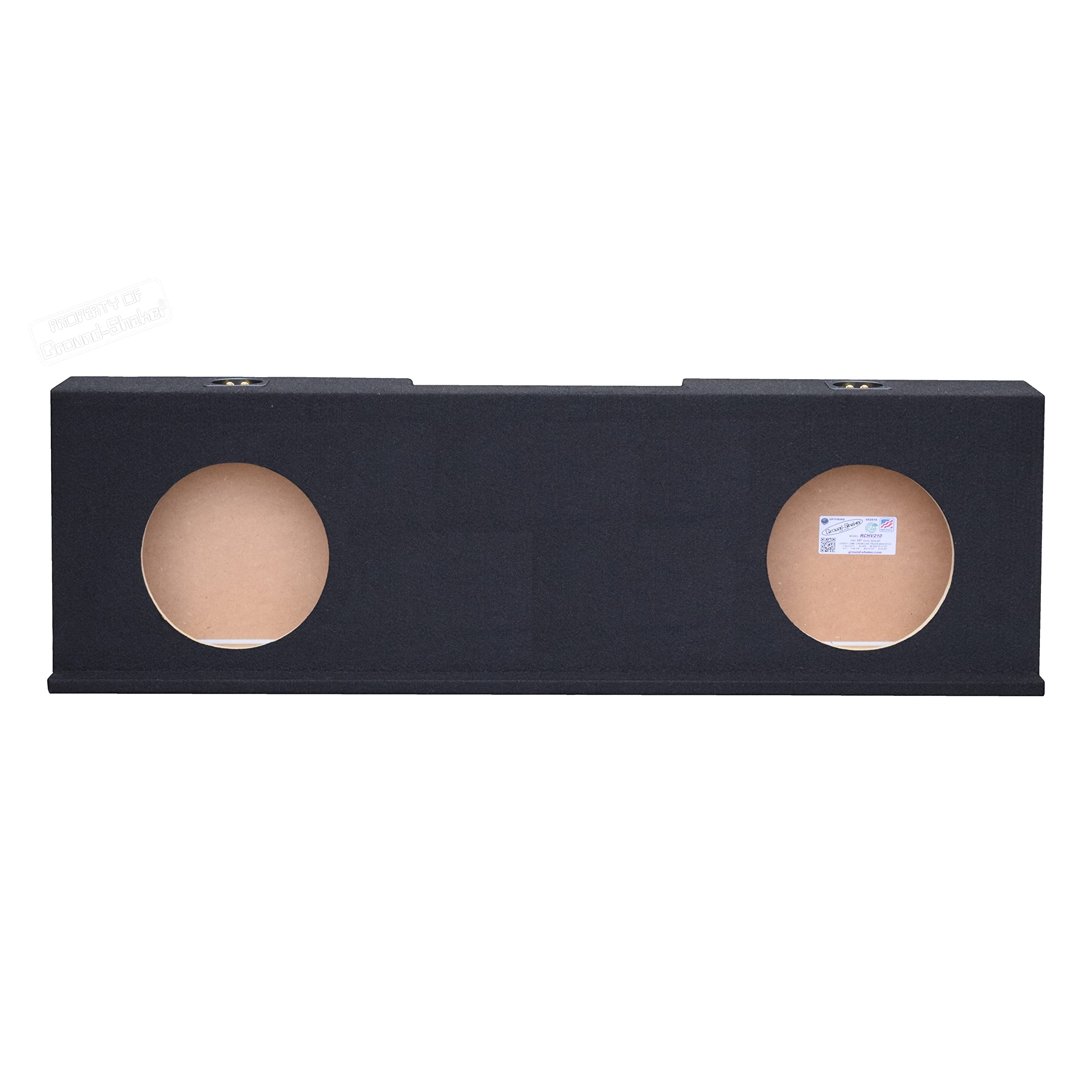 12" Dual Sealed Sub Box Subwoofer Enclosure Fits Chevy Silverado Crew Cab 2007-2013 Speaker Box