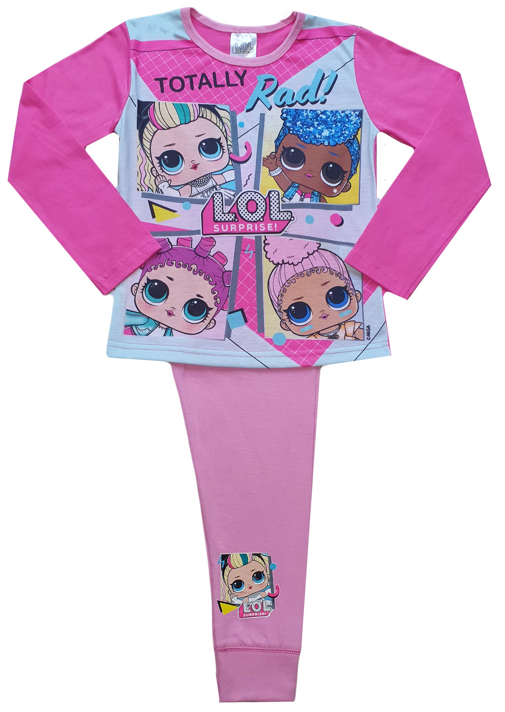 Kids EssentialsLOL Surprise Dolls Girls Pyjamas Character Nightwear (LOL - Rad, 9-10 Years)