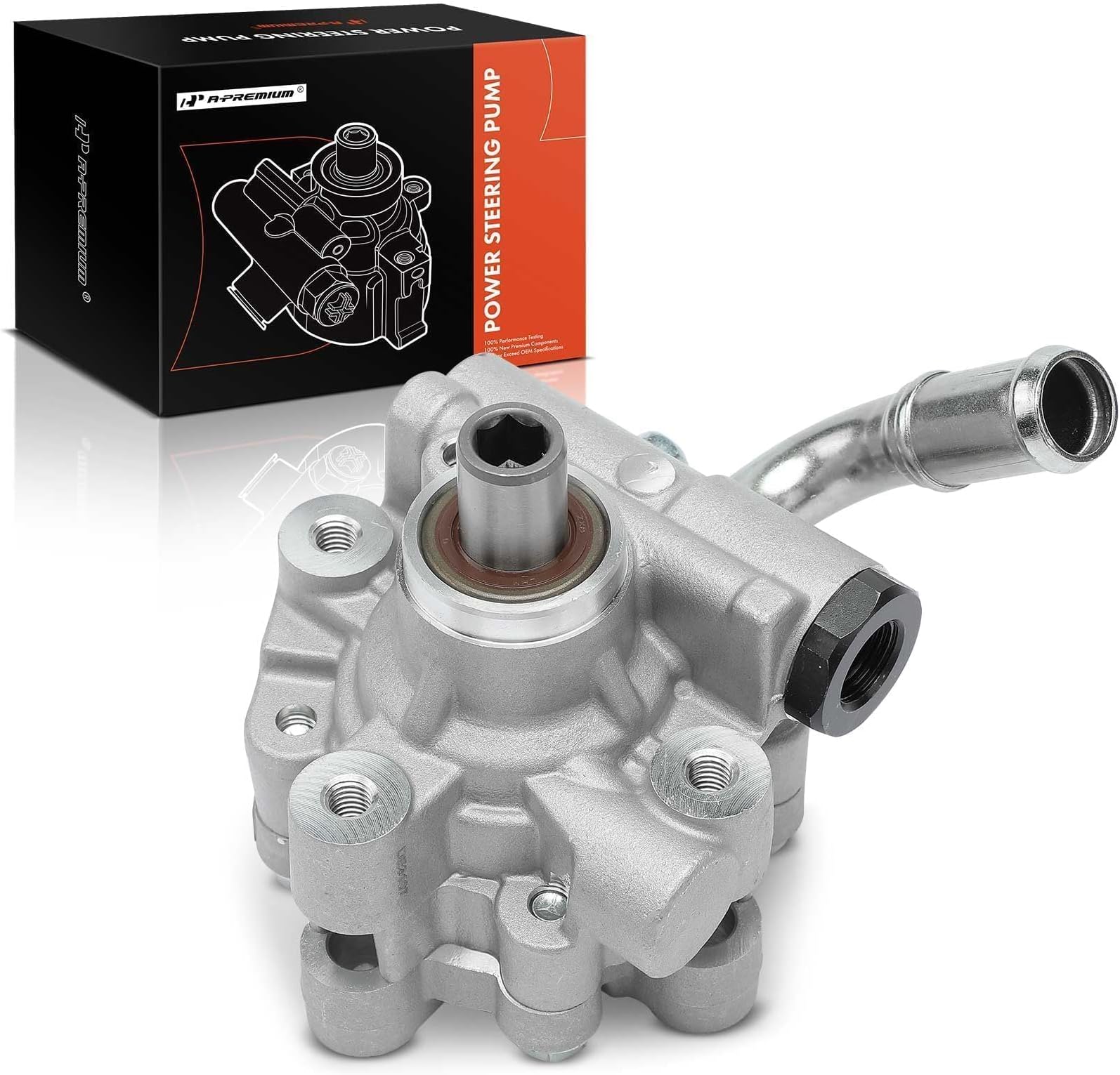 A-Premium Power Steering Pump Compatible with Chrysler 300 2005-2010 & Dodge Challenger 2009-2010, Charger 2006-2010, Magnum 2005-2008, 2.7L 3.5L Gas, Replace # 4782523AC, N9900693