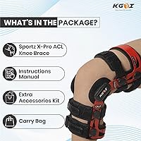 Vista 6 de Rodillera para Acl/Ligamento/Lesiones Deportivas/Artritis (OA)/Alivio del dolor de las articulaciones de rodilla para hombres y mujeres (Tamaño 16).