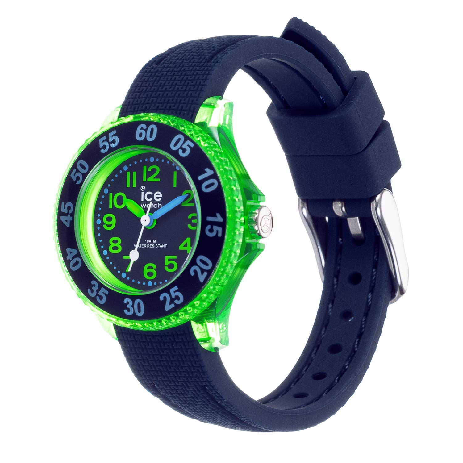 Ice-Watch - ICE cartoon Dino - Niebieski zegarek chłopięcy z silikonowym paskiem - 018931 (Extra Small)