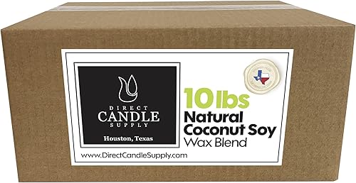 Coconut Soy Wax Slab, 10 lb Candle Wax Block for Candle…