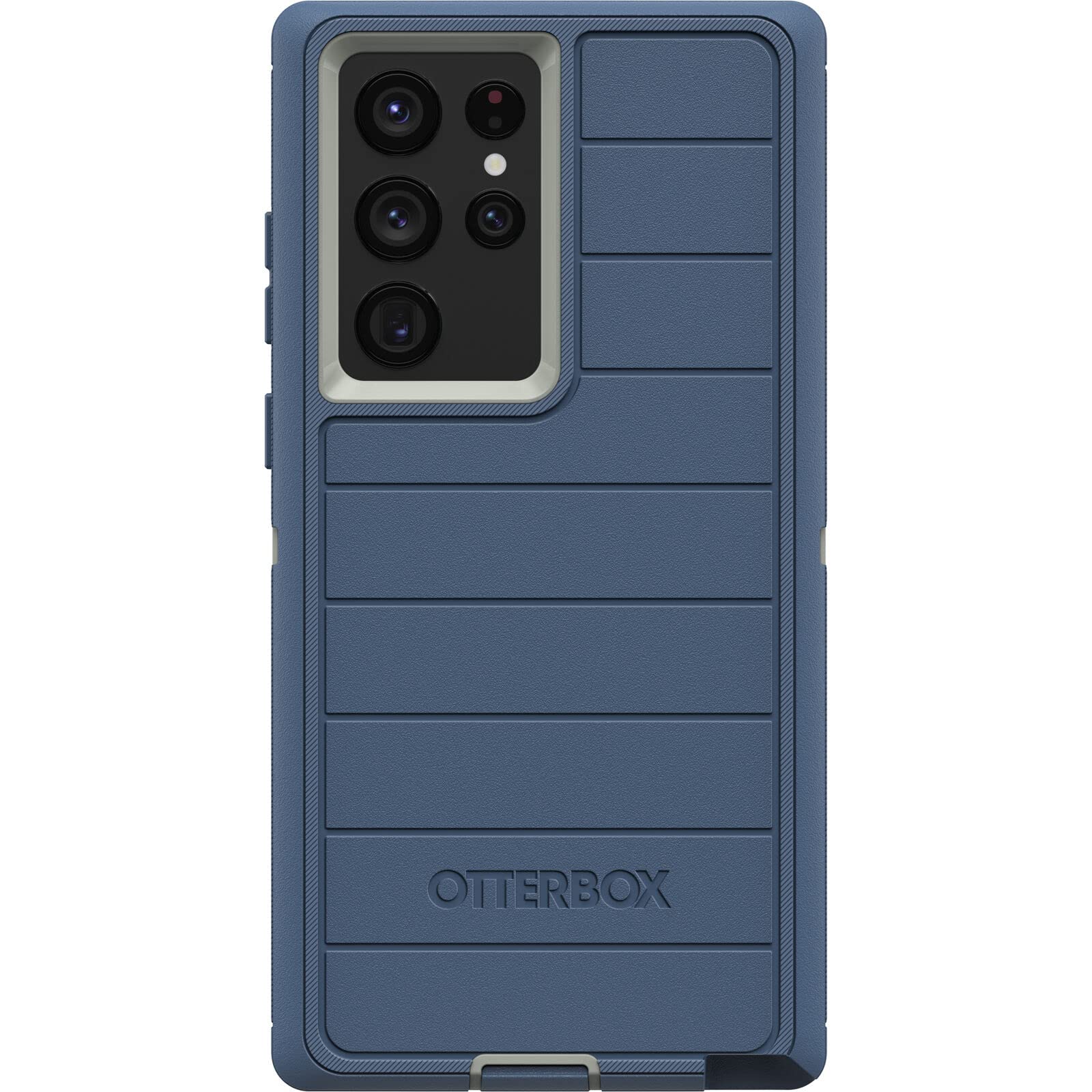 OtterBox Defender Series Case for Samsung Galaxy S22 Ultra (Only) - Case Only - Microbial Defense Protection - Non-Retail Packaging - Fort Blue