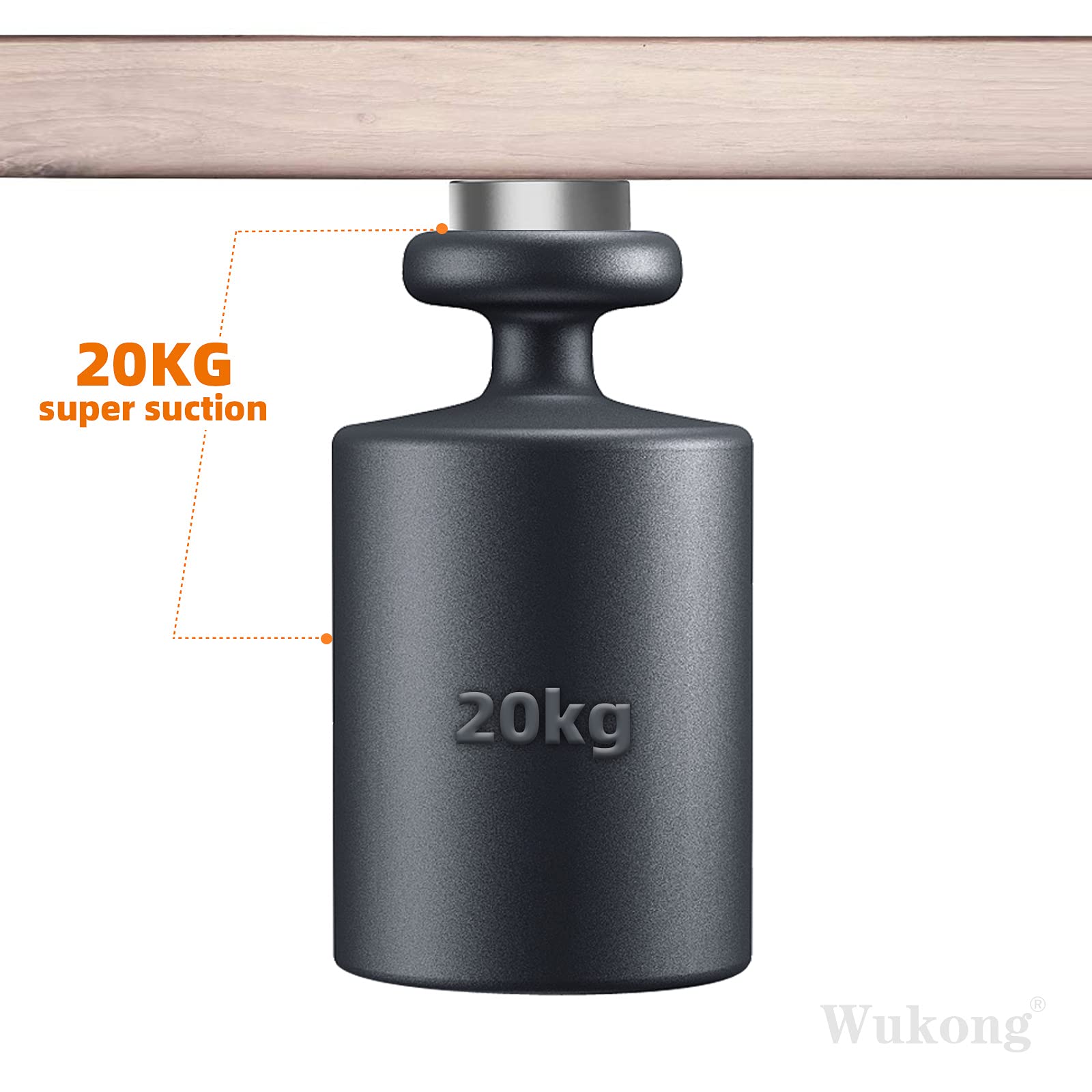Wukong 10 Pezzi Magneti 20KG Forza 25 x 8mm Calamita Potente con Foro e Capsula,con 10 Viti di Montaggio